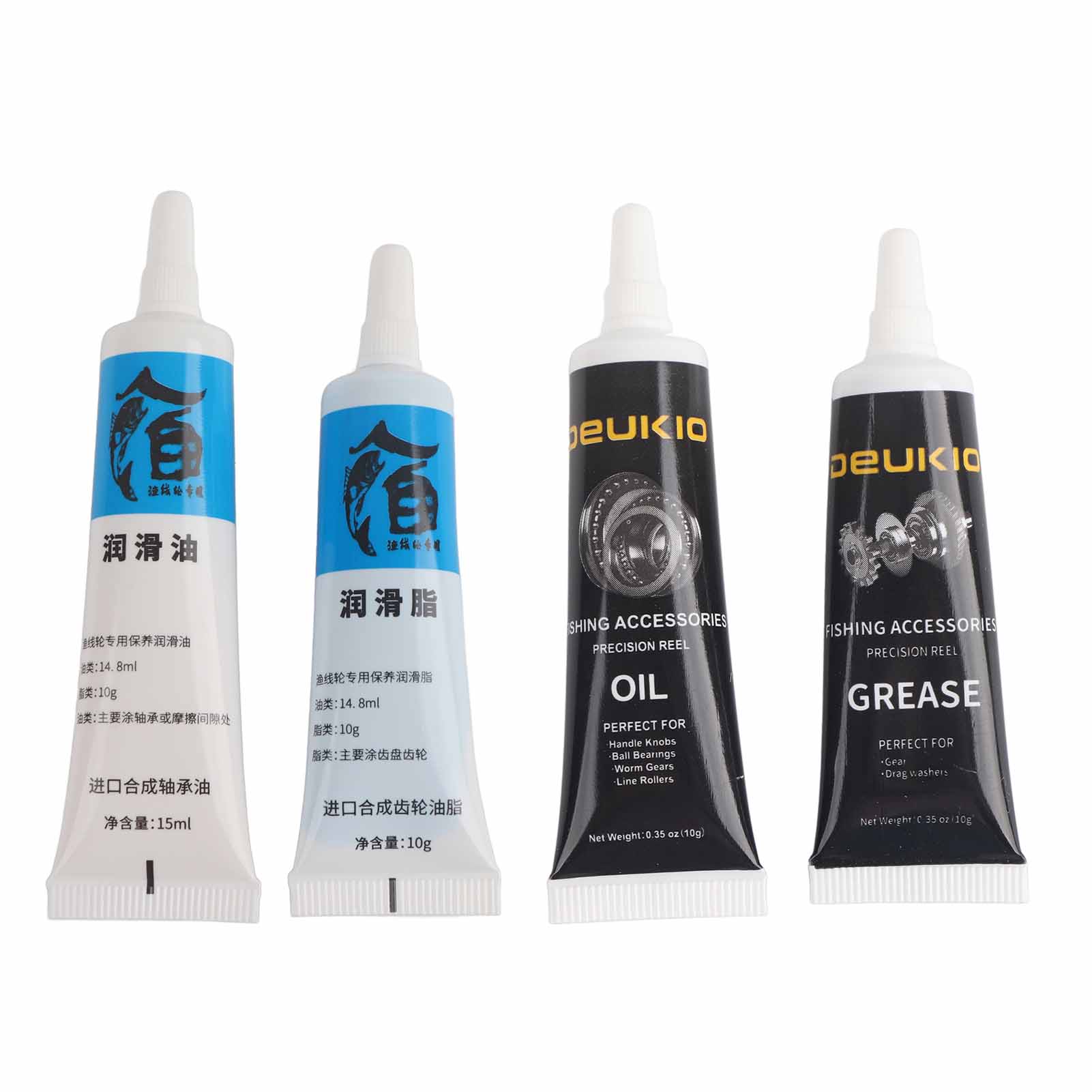 Reel Grease - ใหม่ 2 ชิ้นตกปลา Reel น้ํามันและจาระบีน้ํามันหล่อลื่นสําหรับ Baitcasting
