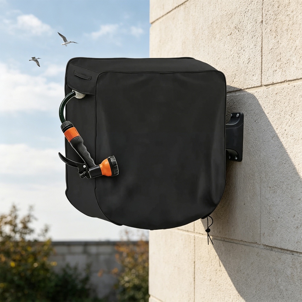 Reel Bag - ผ้าคลุมม้วนสายยาง 420D กันน้ำ กระเป๋าเก็บสายยางในสวน ติดตั้งง่าย ผ้าคลุมม้วนสายยางสำหรับกลางแจ้ง