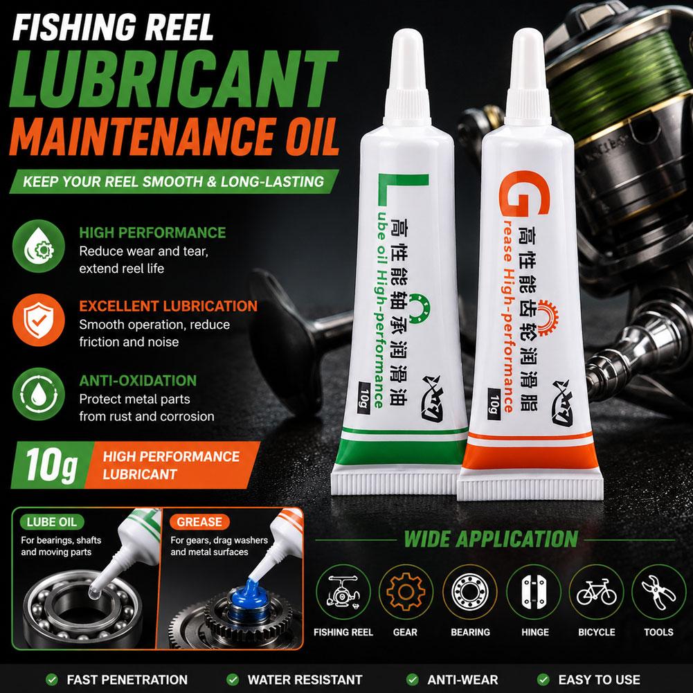 ชุดน้ำมันหล่อลื่นรอกตกปลา น้ำม - Reel Grease บทวิจารณ์และราคา